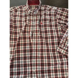 Men's Cinch Long Sleeve Button Down Western Shirt Size M
